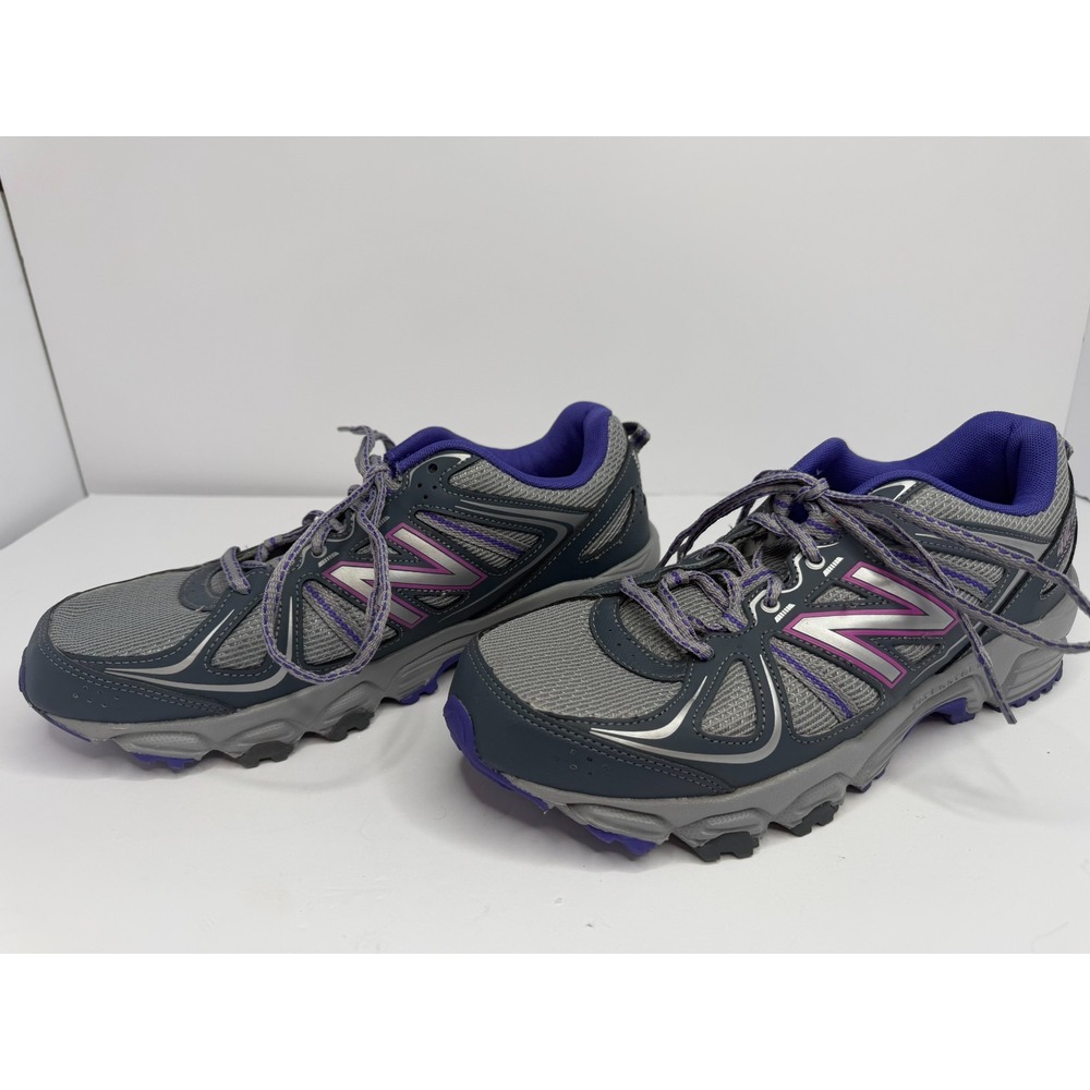 New Balance 412 V2 Womens 11 D Gray Purple Trail Running Shoes WTE412N2 Wide